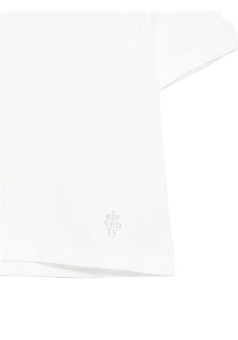 T-shirt con rifinitura a contrasto ELEVENTY KIDS | EZ8H11 Z3708101